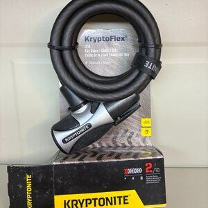 Kryptonite KryptoFlex 1218 6 ft Key Cable w/ FlexFrame-C bracket